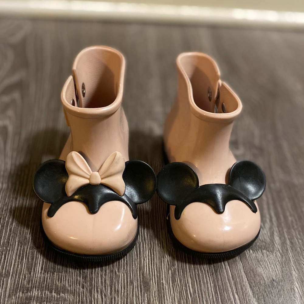 Mini Melissa Minnie and Mickey Rain Boots